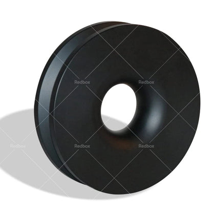 Recovery Ring Snatch Block Pulley w/ Soft Shackle for Tow Winch Rope Straps