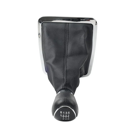Gear Knob & Leather Dust Boot Cover for Ford Focus Mk2 2005-2012 6 Speed
