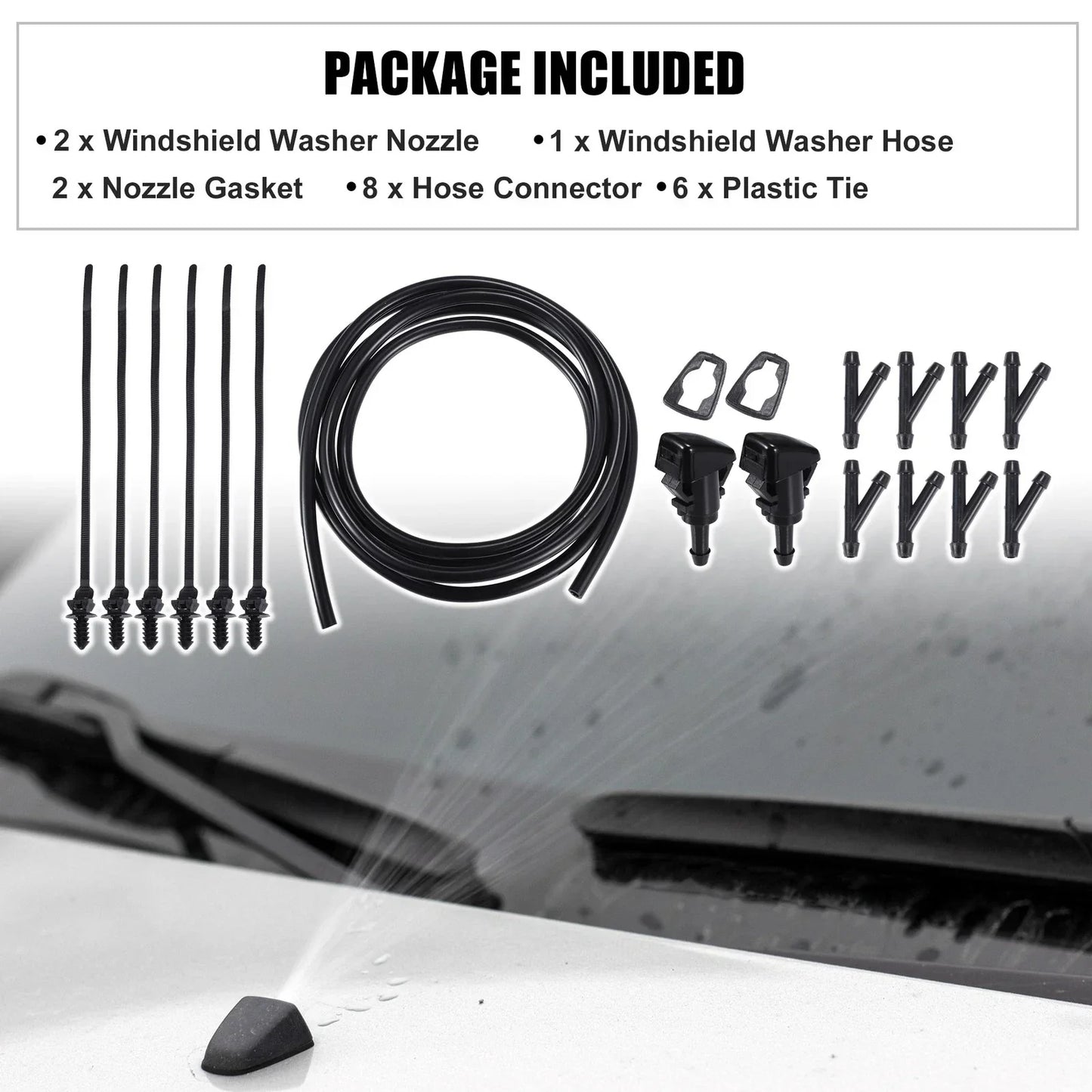 Windshield Washer Nozzle Set for Chrysler 200 (2011)