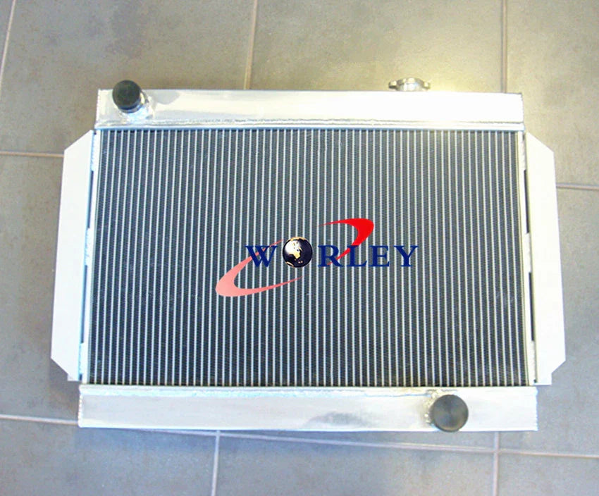 3Cores Alloy Aluminum Radiator + Fan for Holden V8 Chevy Motor Universal