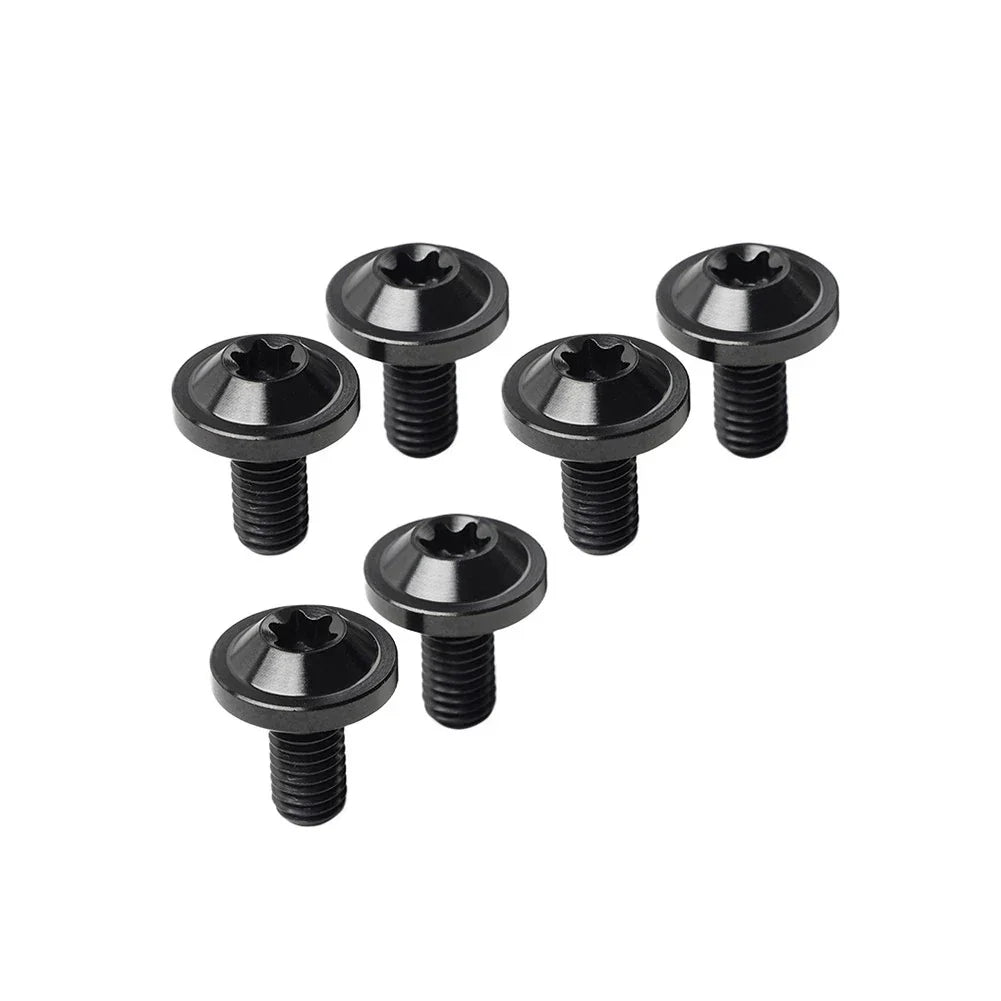 6 x Universal Titanium M5x15mm Torx Head Bolts for Bike Motor