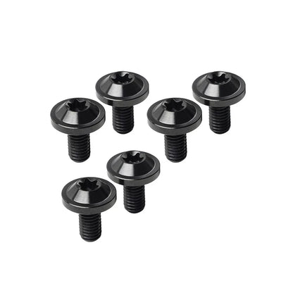6 x Universal Titanium M5x15mm Torx Head Bolts for Bike Motor