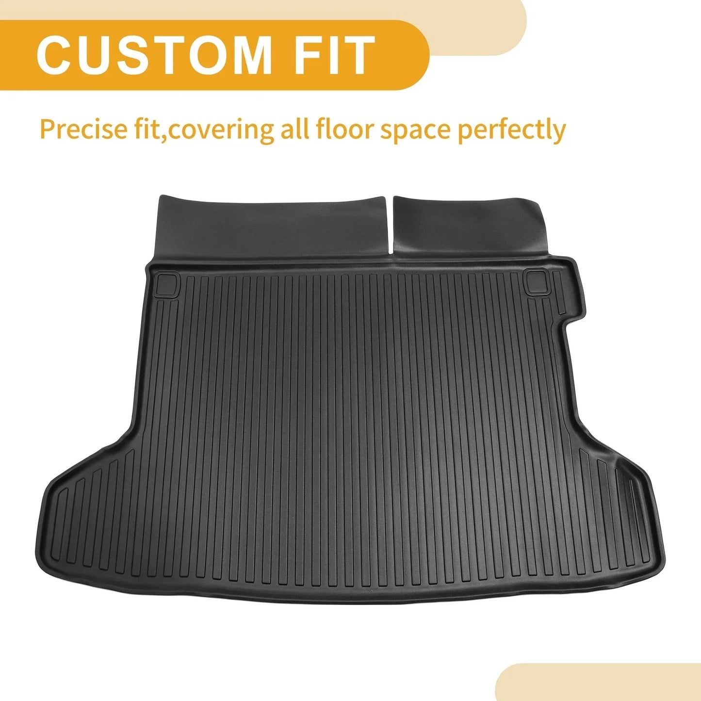 Cargo Liner Rear Trunk Mat for Honda HR-V 2016-2022 Vertical Stripes TPE