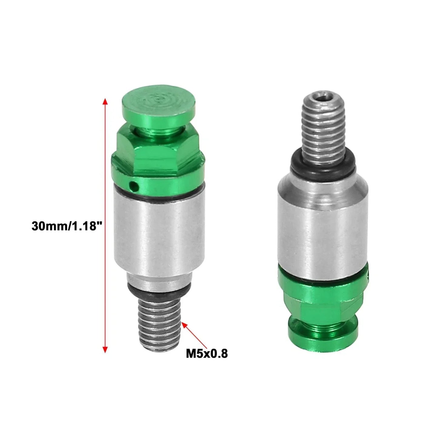 M5x0.8 Motorcycle Screw Fork Air Bleeder Valves 2 x for Honda Yamaha