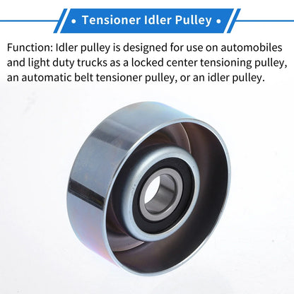 Drive Belt Idler Pulley for Honda Fit (2009-2013) 1 x OEM Replacement Part
