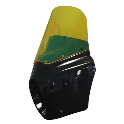 11" Yellow Headlight Fairing Windshield for Harley Softail Street Bob (18-24)