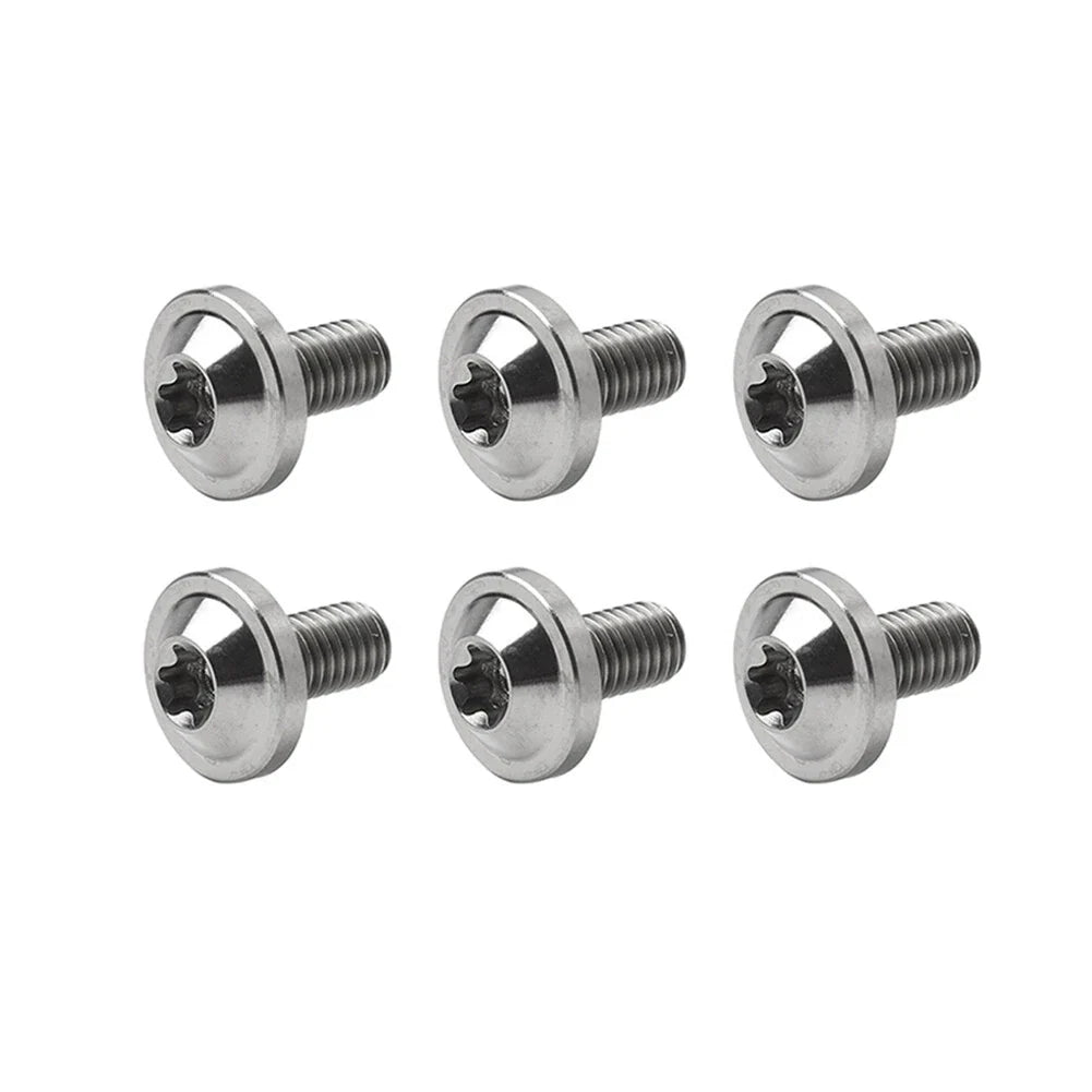 6 x M6x10mm Alloy Torx Head Screws for Titan Motorcycle Bike