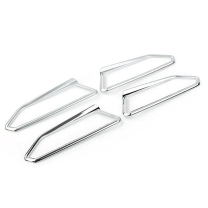 Chrome Front Fog Light Eyebrow Trim Accents for Honda Goldwing GL1800 (2018-2023)