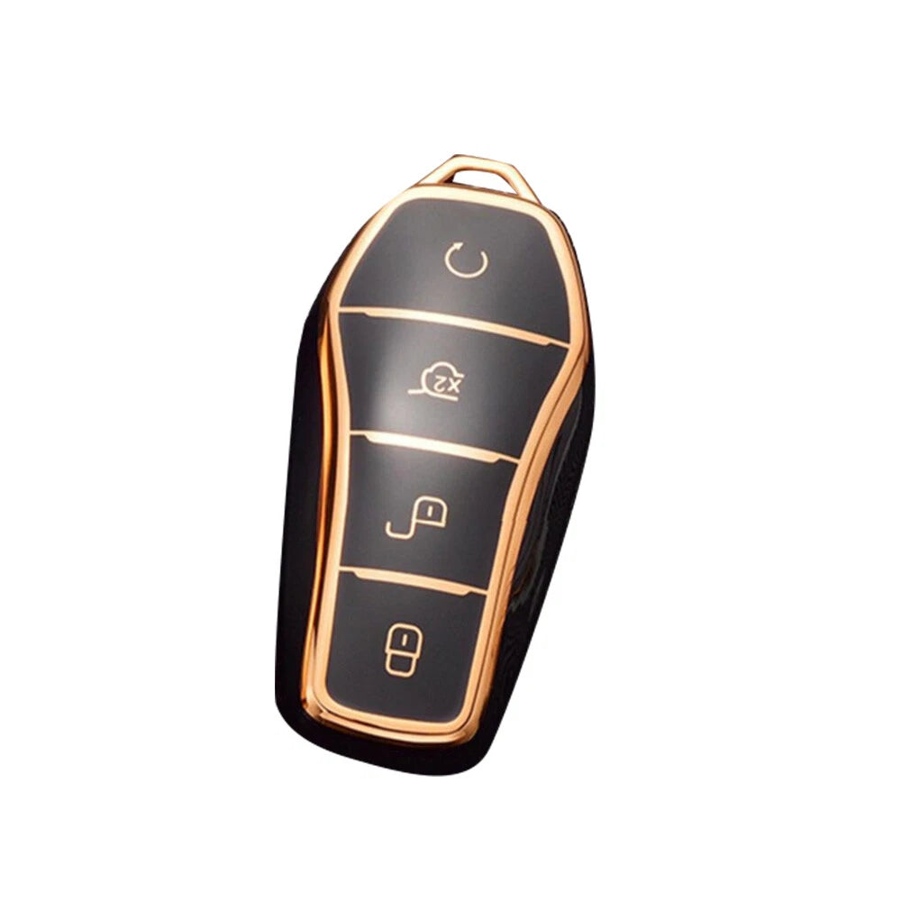 Black Remote Key Fob Cover for BYD Atto 3 (2022-2023)