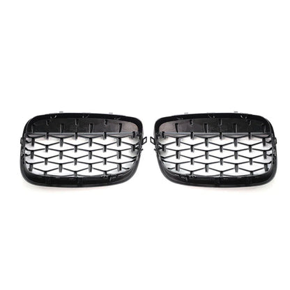 Diamond Grille Front Bumper Kidney for BMW X5 X6 (2007-2013)