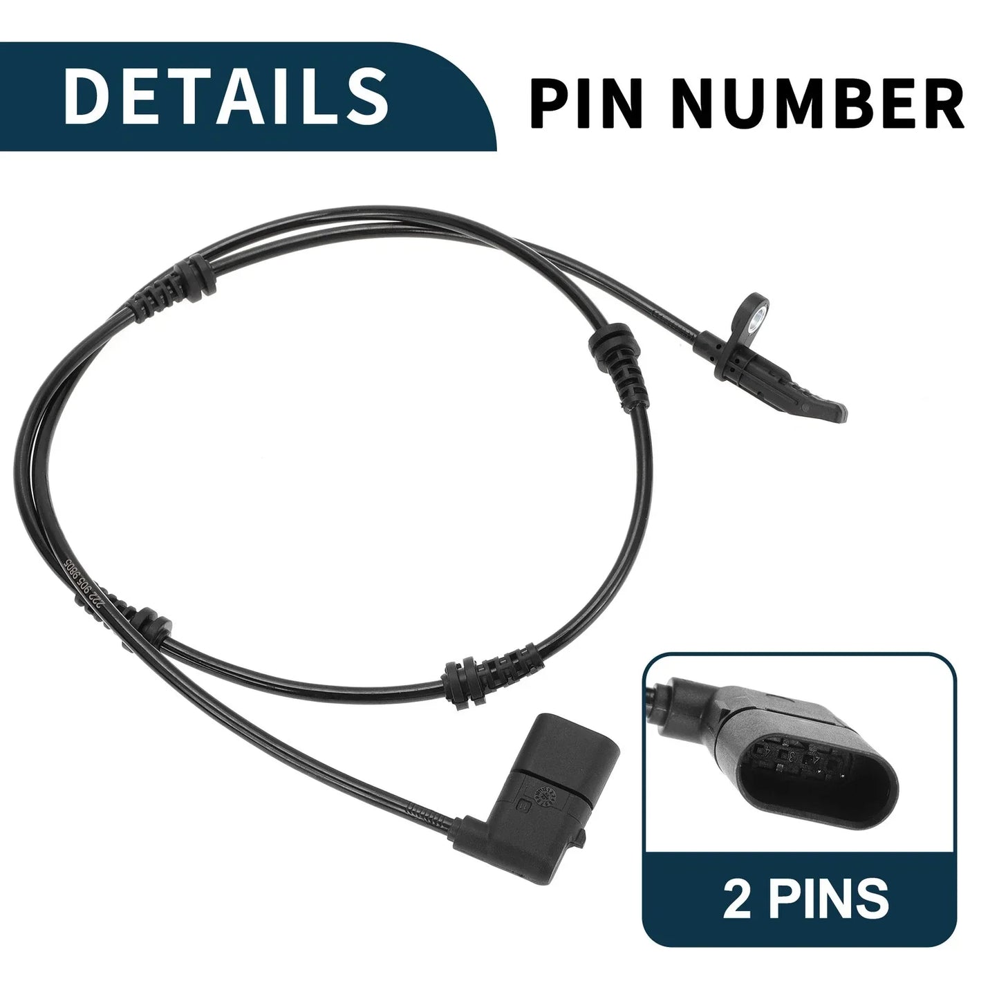 Front Left ABS Wheel Speed Sensor for Mercedes-Benz S450 (2018-2020)