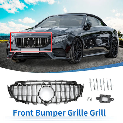 Front Upper Bumper Grille for Mercedes-Benz E200 (2016-2020)