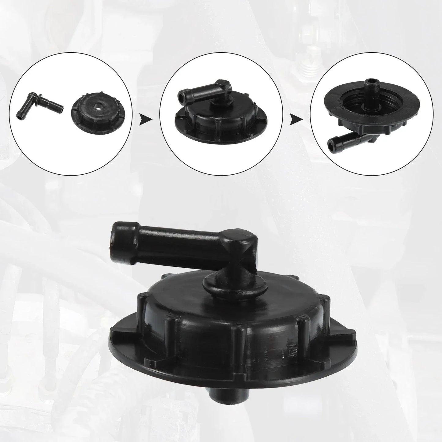 3 x Windshield Washer Fluid Reservoir Caps for Acura CL (1997-1999)