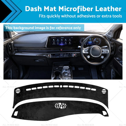 Non-Slip Microfiber Leather Dash Mat for Kia Carnival KA4 (2020-2025)