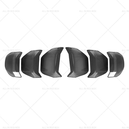 6 x Car Tail Light Lamp Cover Trim for Ford Mustang GT (2018-2022)