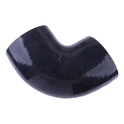 3" Black 90 Degree Silicone Elbow Hose Coupling for Car Radiator (Fits Most)