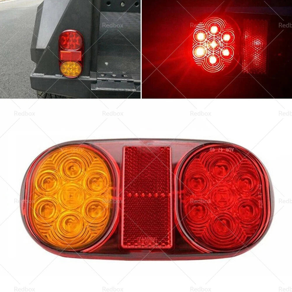 28 LED Trailer Lights for Truck Camper UTE Caravan Stop Indicator
