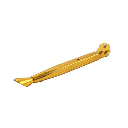 Aluminum Adjustable Kickstand Foot for Motorcycle Universal Side Stand Gold