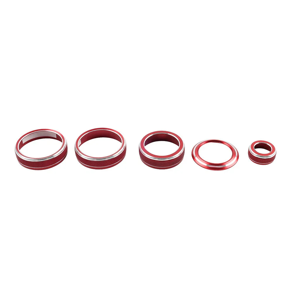 Red Console Volume AC Switch Button Ring for Lexus NX250 NX350h (2022-2024)