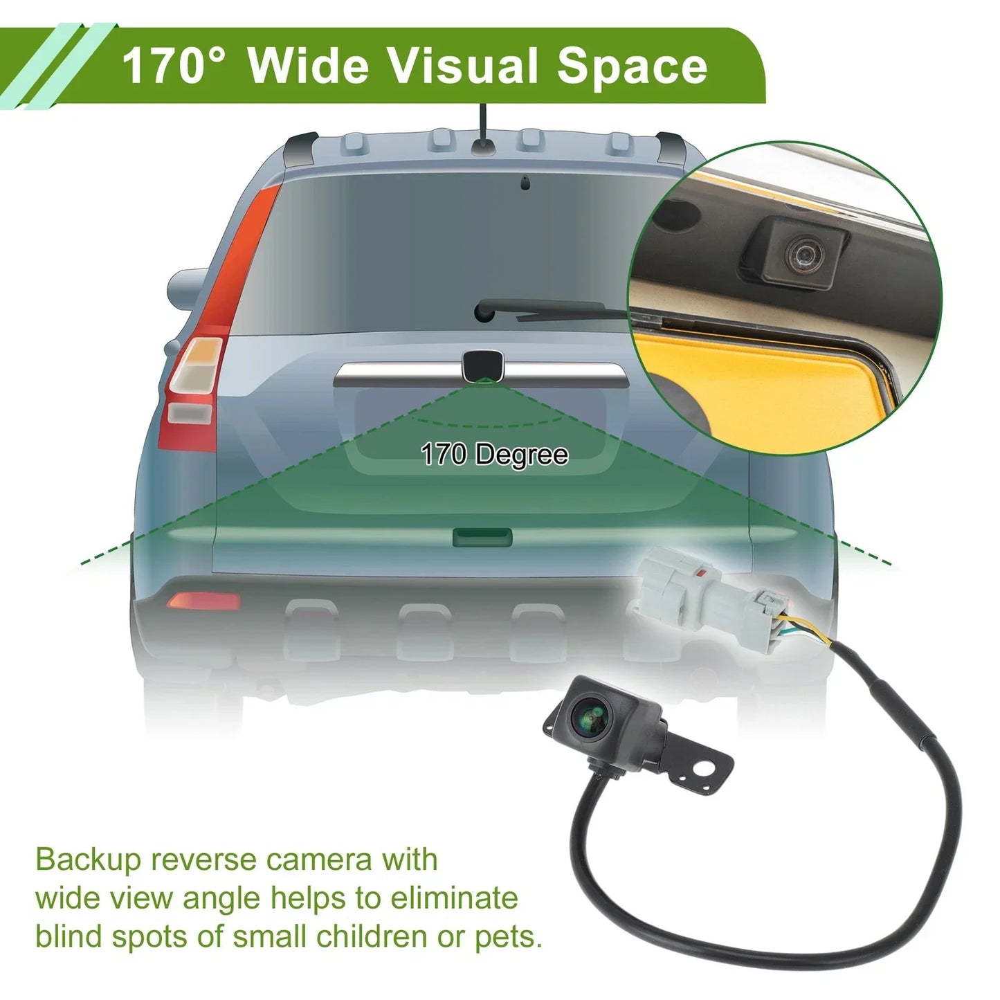 Rear View Backup Camera for Hyundai Santa Fe Sport 2.0L (2013-2016)