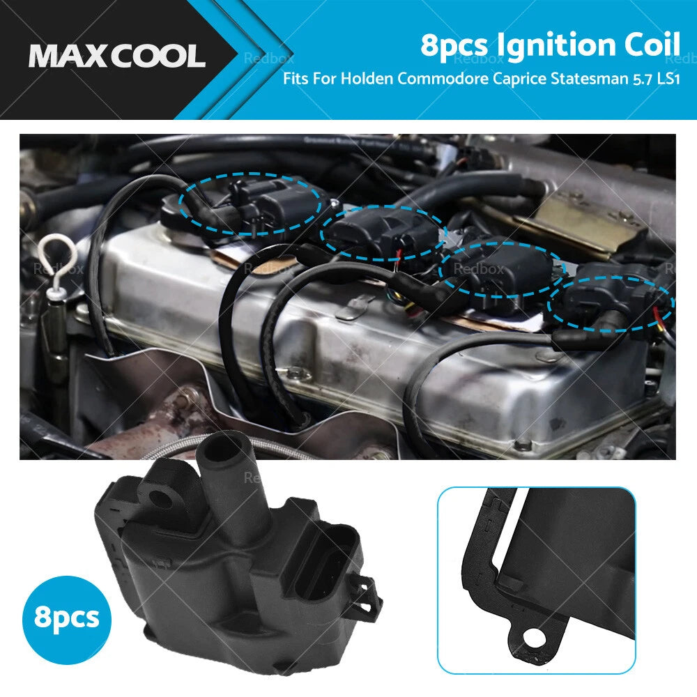 8 x Ignition Coils for Holden Commodore Caprice Statesman 5.7 LS1 (2000-2006)