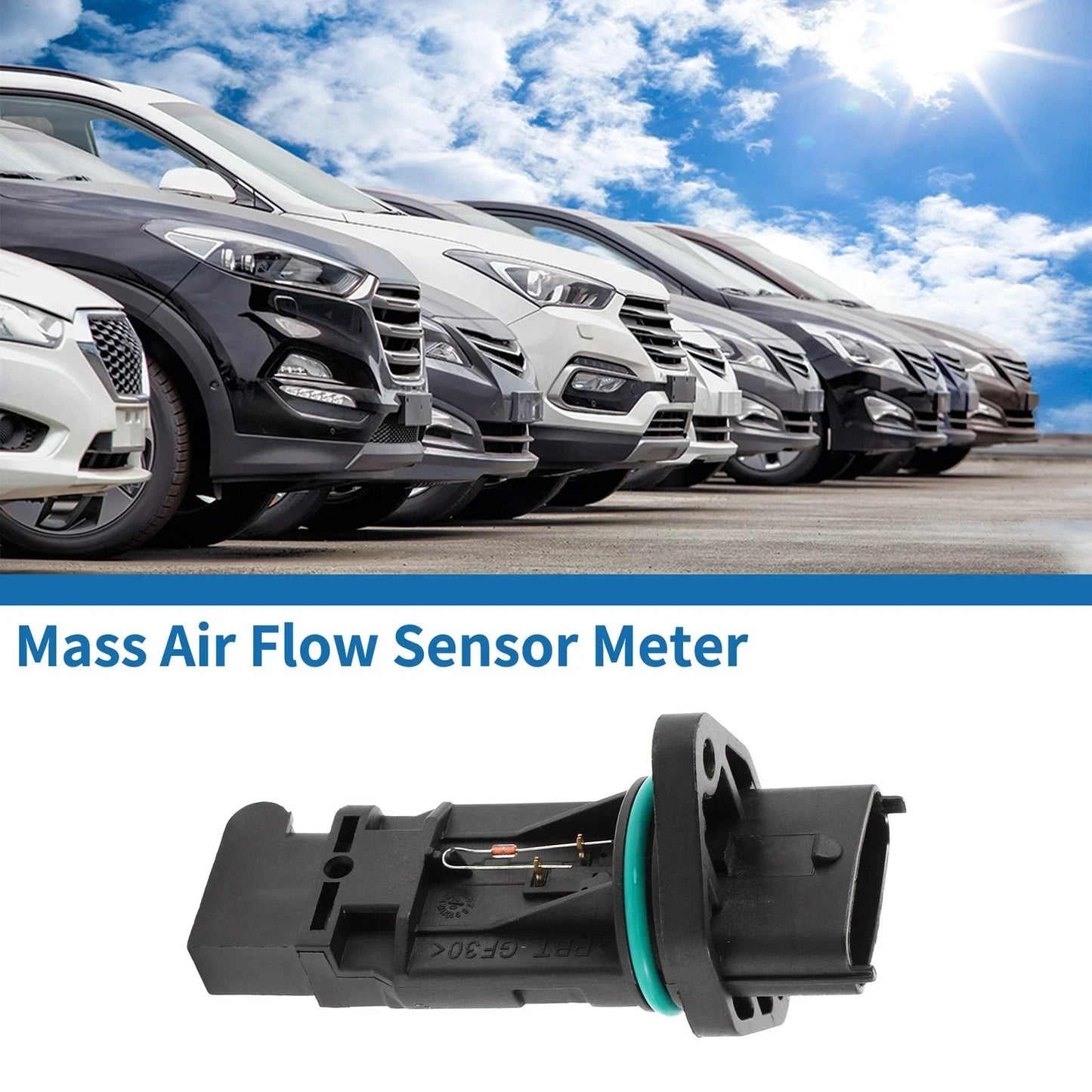 Mass Air Flow Sensor for Hyundai Elantra, Santa Fe, Carens 2.0 (2001-2023)