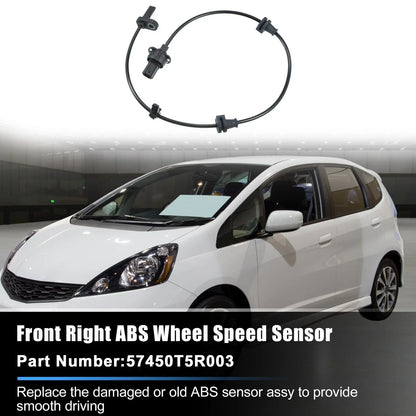 Front Right ABS Wheel Speed Sensor for Honda Fit L4 1.5L (2015-2020)