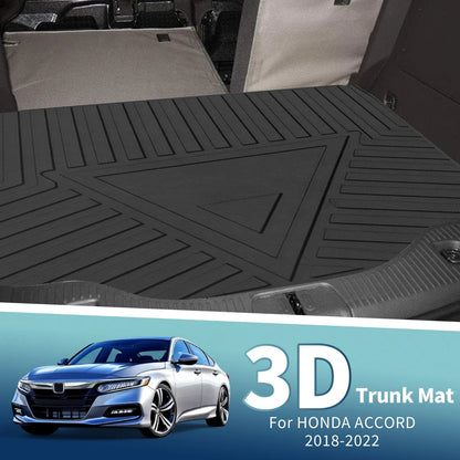 Flat Face Cargo Liner Rear Trunk Mat for Honda Accord (2018-2022) 1 x TPE