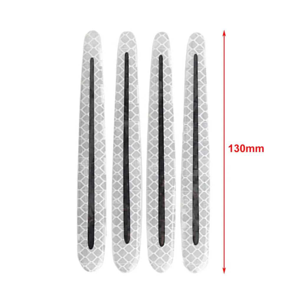 Carbon Fiber Door Handle Reflective Stickers for Universal Cars