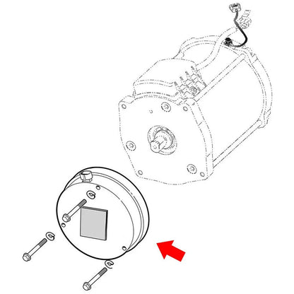 Golf Cart Motor Brake for EZGO RXV Electric (2008-2023)