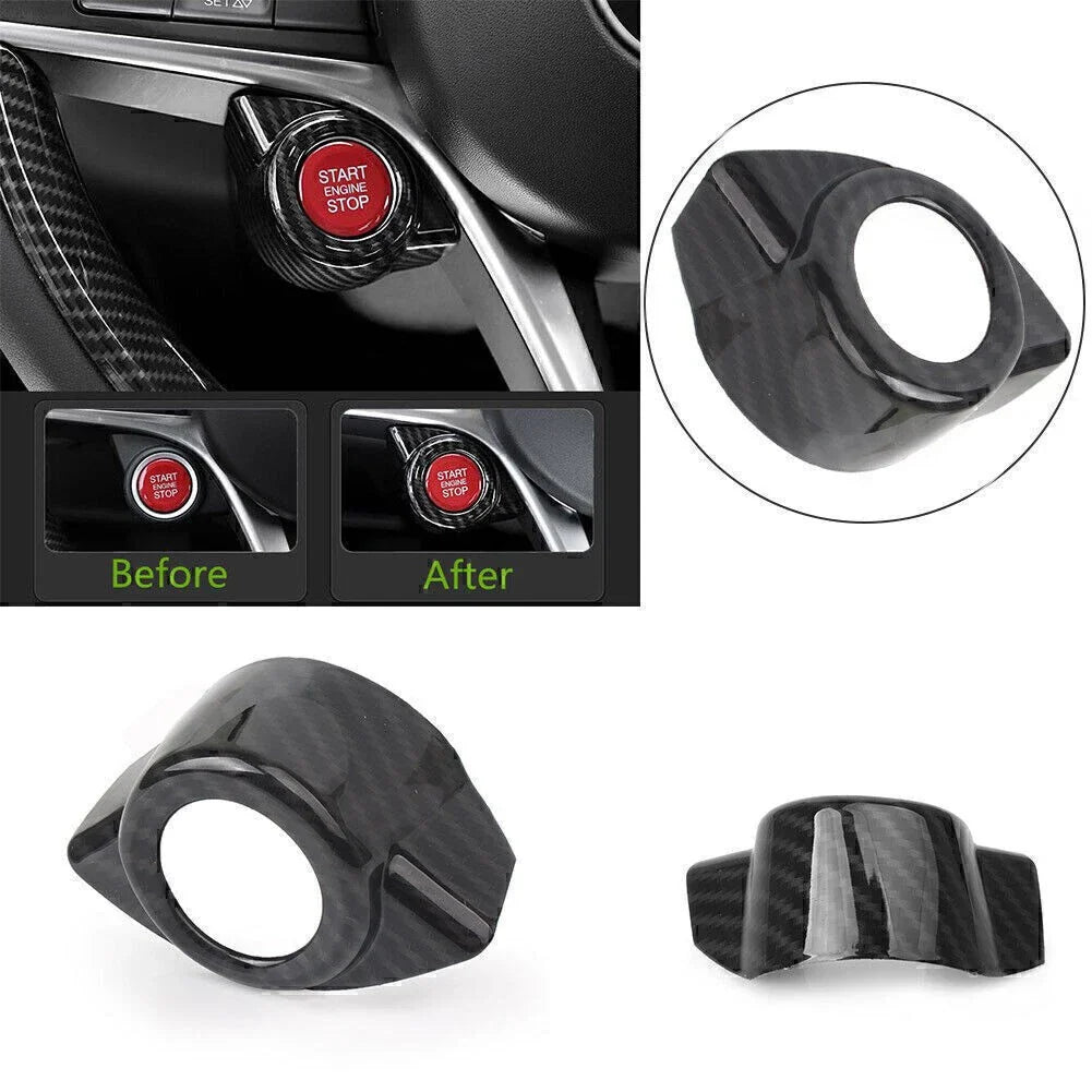 Engine Start Stop Button Switch Cover Trim for Alfa Romeo Giulia (2017-2023)