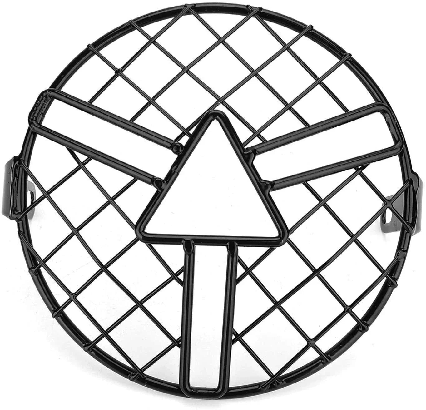 6.5" Motorcycle Headlight Mesh Grill Protect Side Mount Cover for CG125 GN125