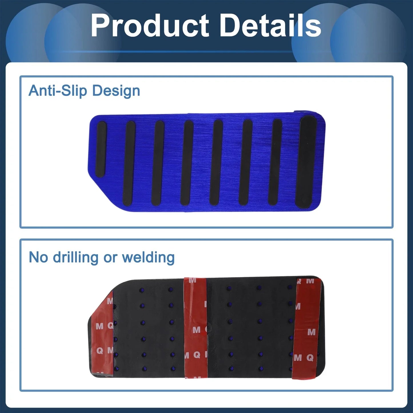 Footrest Pedal Pad Cover for Honda Accord (2018-2023) - Blue 1 x Piece