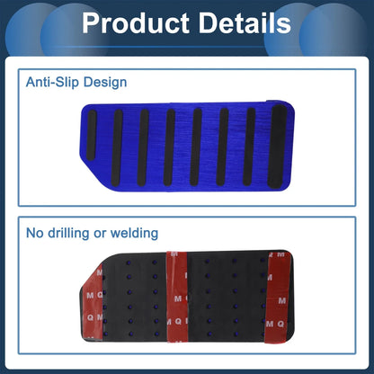 Footrest Pedal Pad Cover for Honda Accord (2018-2023) - Blue 1 x Piece