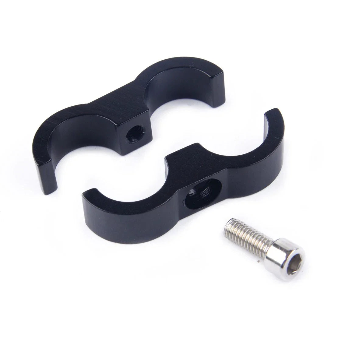 Braided AN10 Separator Clamp 4x Alloy Blue/Black
