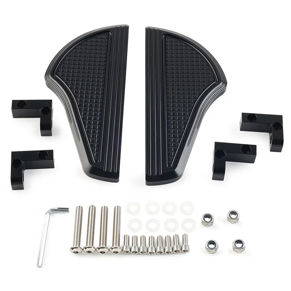 Rear Passenger Floorboard Footboards for Harley Electra Glide, Road King