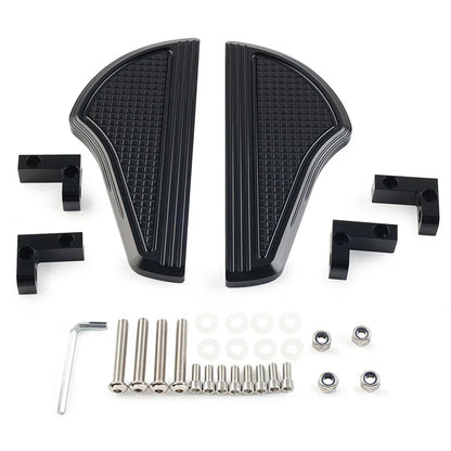 Rear Passenger Floorboard Footboards for Harley Electra Glide, Road King