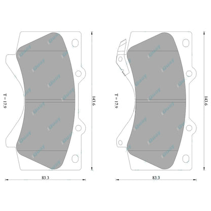 Dimpled & Slotted Disc Brake Rotors & Pads for Landcruiser 200 Series (2008-2023)