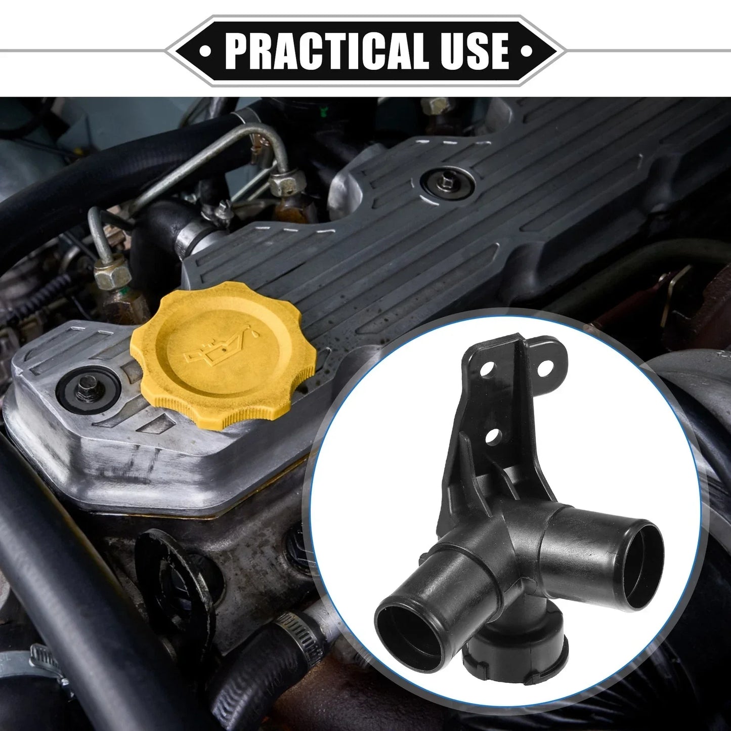Engine Radiator Coolant Filler Neck for Hyundai Accent (2012-2017)
