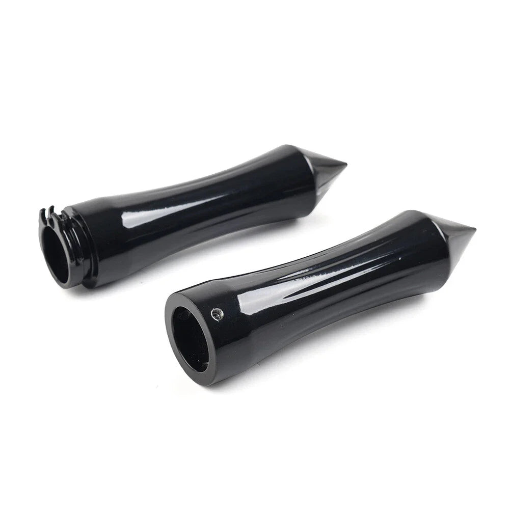 1" Motorcycle Spike Handlebar Grips for Harley & Kawasaki
