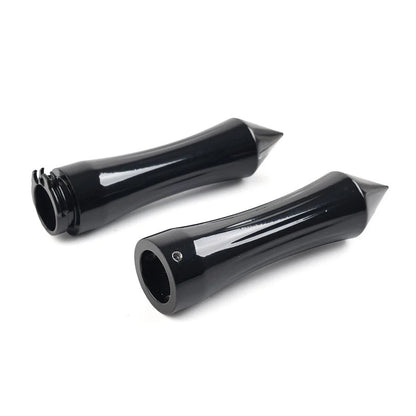 1" Motorcycle Spike Handlebar Grips for Harley & Kawasaki