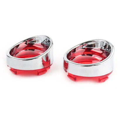 Turn Signal Light Lens Covers for Harley Touring, Glide, Road King