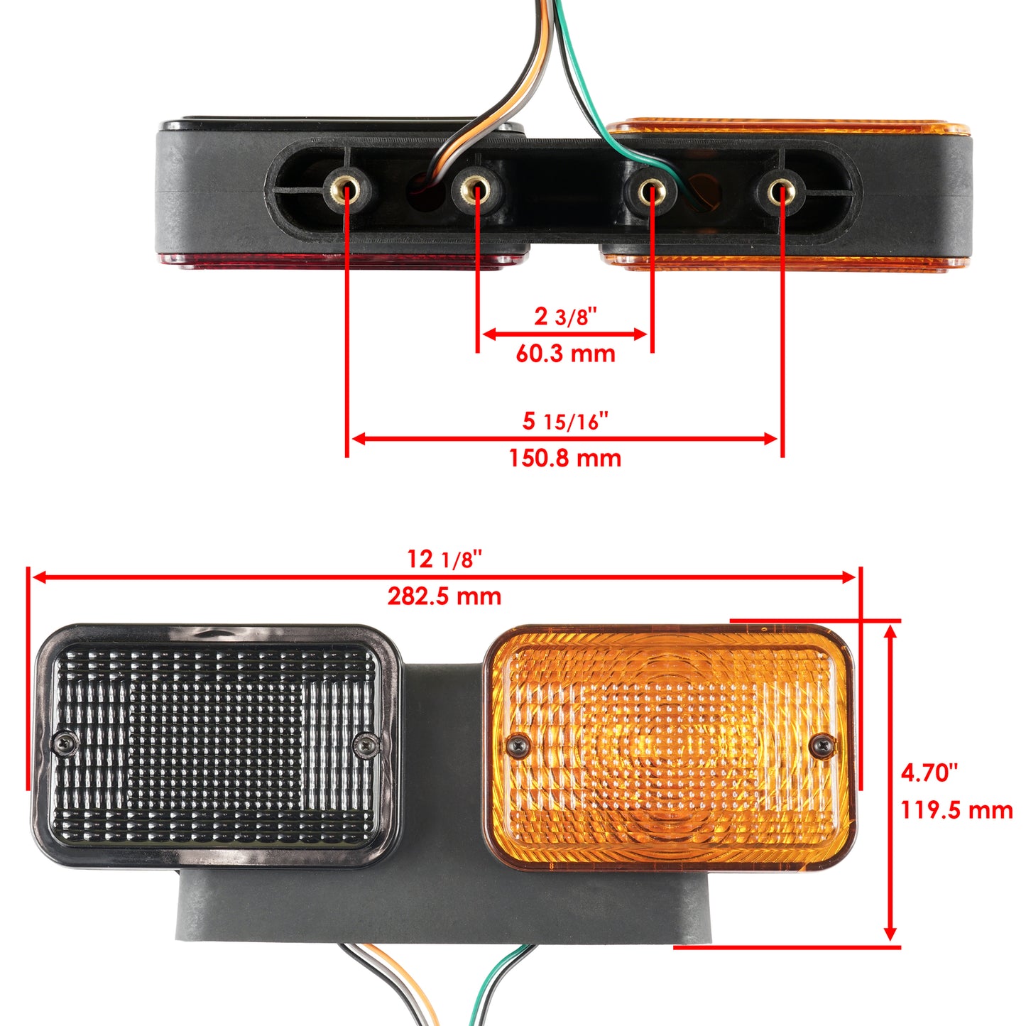 Brush Light Guard Replacement for John Deere 2038R 2032R 1023E (Left Right)