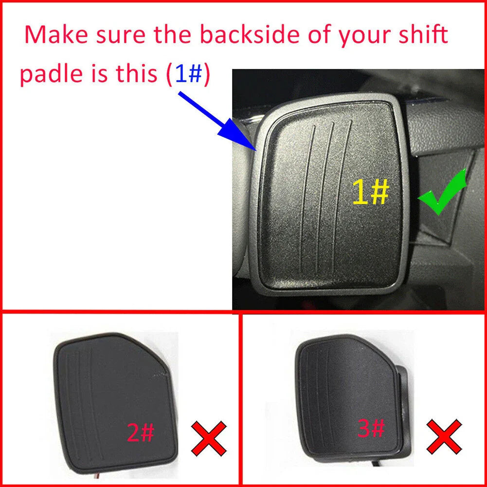 Red Steering Wheel Shift Paddle Shifter for Audi A3 A4 A5 S3 S4 Q2 Q5 Q7 TTS