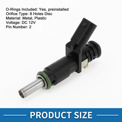 Fuel Injector No.A2720780123 for Mercedes-Benz C300 3.0L 2008-2012 1 x Black