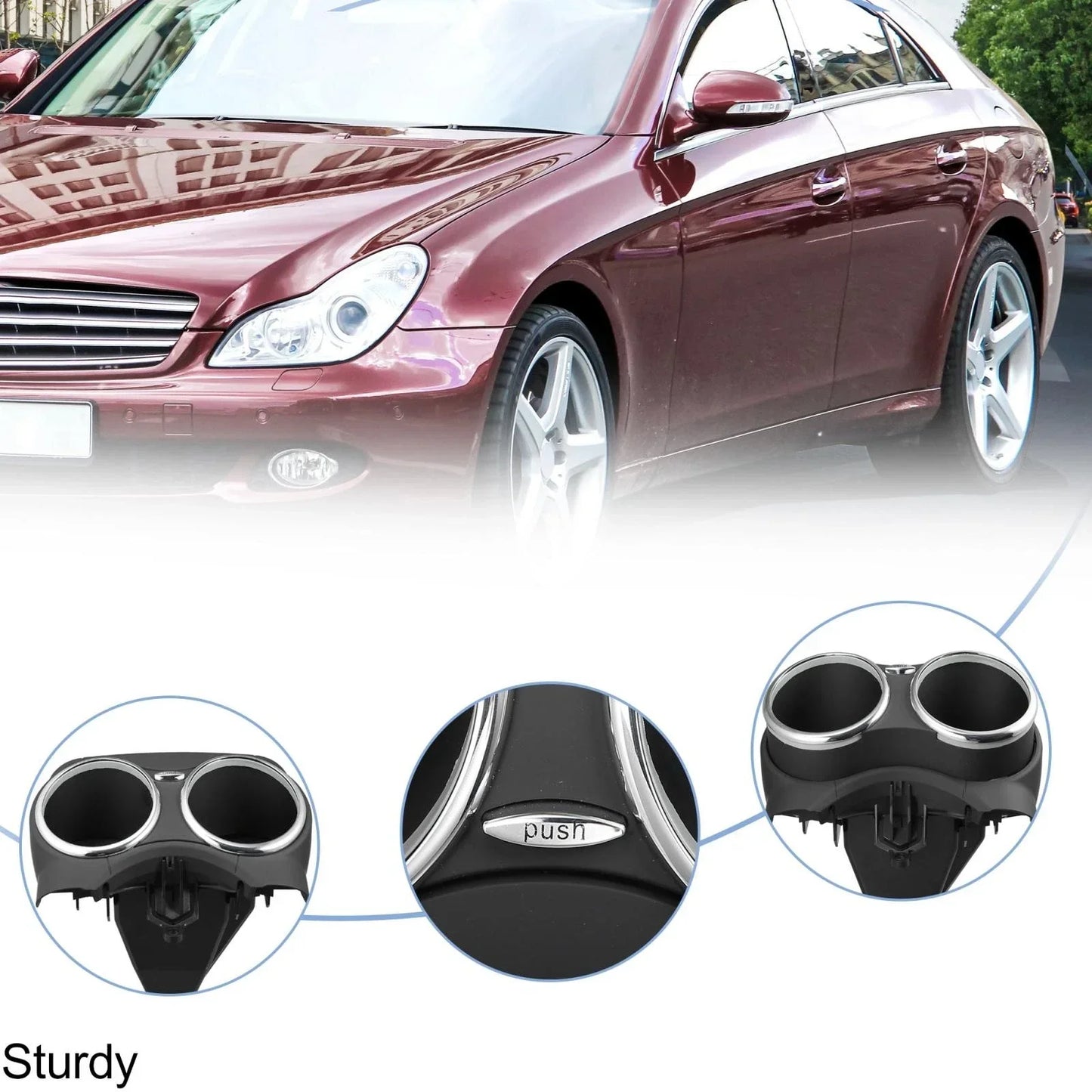 Car Cup Holder for Mercedes-Benz