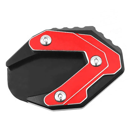 Red Side Stand Enlarge Kickstand Pad for Suzuki GIXXER 250 SF, 150, 125