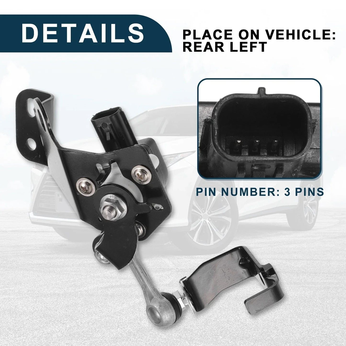 Air Suspension Ride Height Level Sensor for Lexus NX200t (2015-2017)