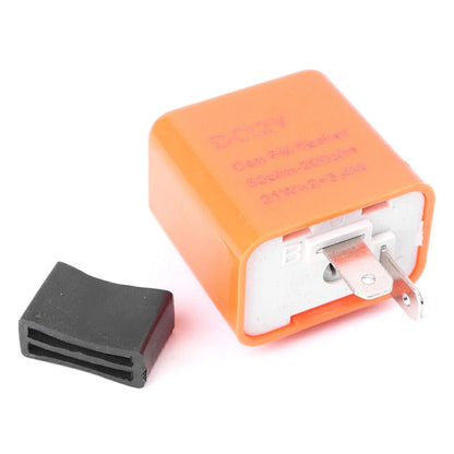 Orange LED Flasher Relay for Motorcycle Light Hyper Flash