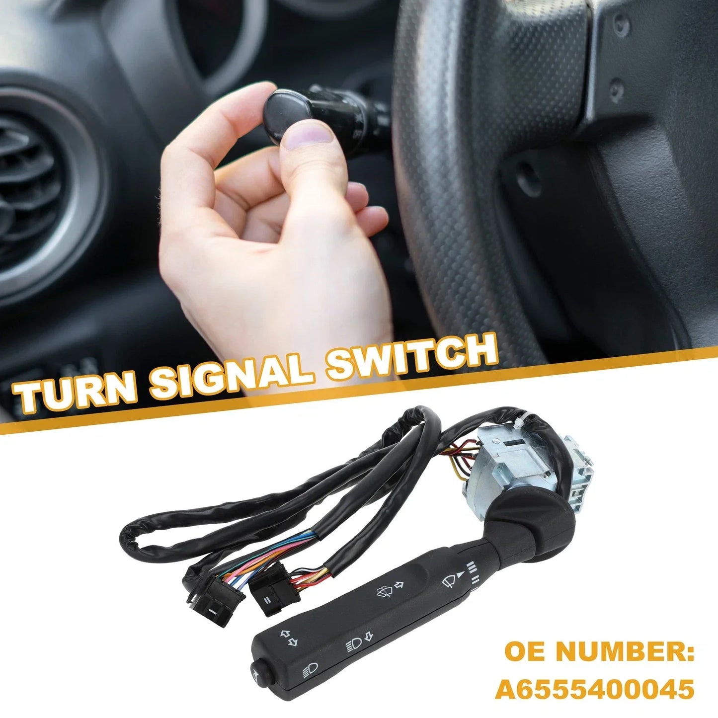 Steering Column Turn Signal Switch for Mercedes-Benz Mk Sk
